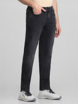 Men's Grey Casual Slim Fit Stretchable Jeans