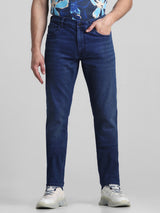 Men's Blue Casual Slim Fit Stretchable Jeans