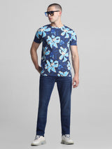 Men's Blue Casual Slim Fit Stretchable Jeans