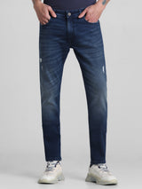 Men's Blue Casual Regular Fit Stretchable Jeans