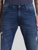 Men's Blue Casual Regular Fit Stretchable Jeans