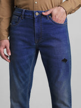 Men's Blue Skinny Fit Stretchable Jeans