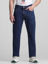 Men's Blue Bootcut Stretchable Jeans