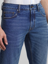 Men's Blue Casual Slim Fit Stretchable Jeans