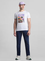 Men's Blue Casual Slim Fit Stretchable Jeans