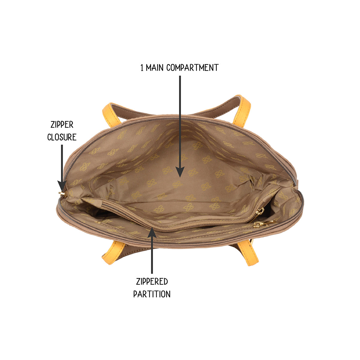 Women's Rockey Brown Medium Bowling Bag