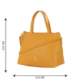 Women's Alyssa Yellow Oversize Satchel Bag