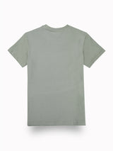 Boys Grey Casual Relaxed Fit Printed Half Sleeves Tshirt