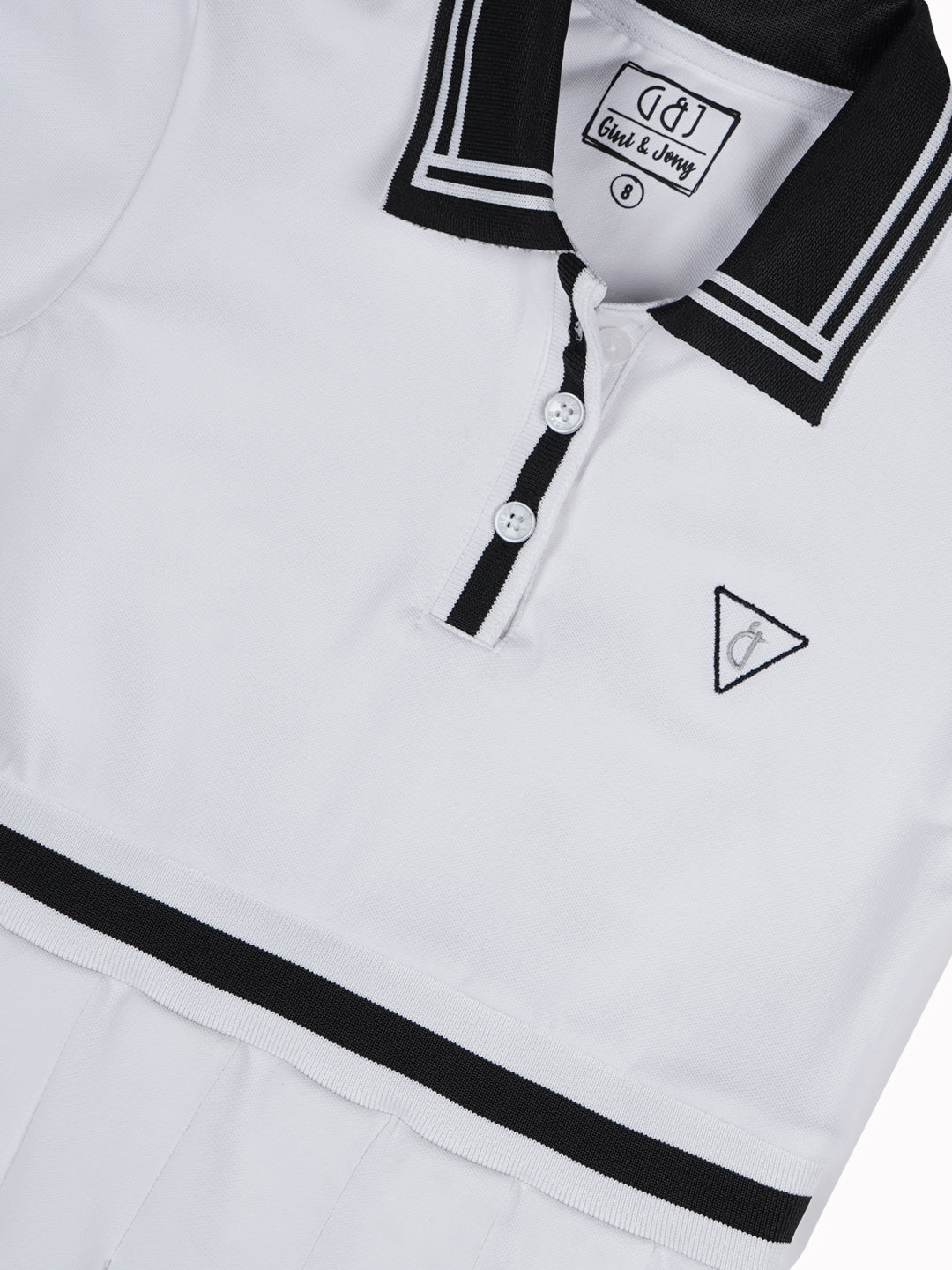 Girls White Casual Relaxed Fit Solid Half Sleeves Dress