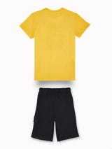 Boys Multicolor Casual Regular Fit Tshirt and Short