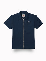 Boys Blue Casual Relaxed Fit Solid Half Sleeves Shirt