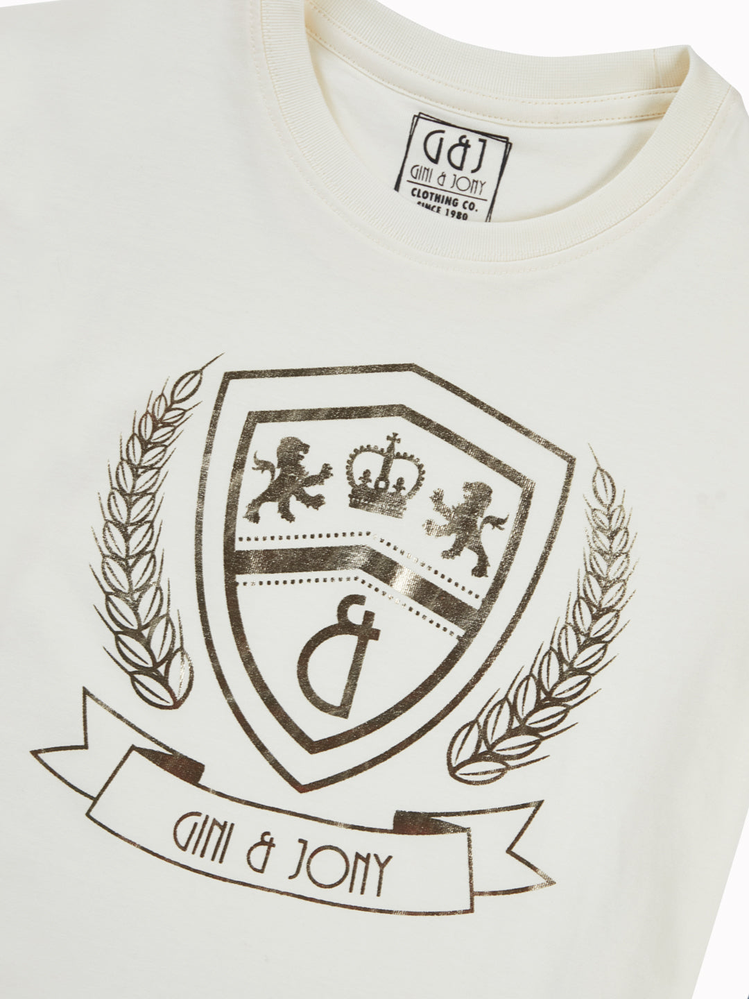 Boys White Casual Relaxed Fit Printed Half Sleeves Tshirt