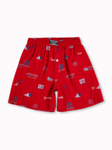 Boys Casual Regular Fit Printed Shorts