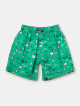 Boys Casual Regular Fit Printed Shorts