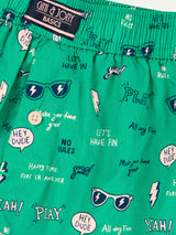Boys Casual Regular Fit Printed Shorts