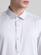 Men's Blue Casual Slim Fit Stretchable Full Sleeves Shirt