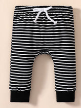 Boys Black Casual Full Sleeves Sweatshirt and Jogger Set