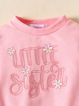 Girls Pink Blossom Time Sweatshirt and Jogger