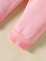 Girls Pink Blossom Time Sweatshirt and Jogger