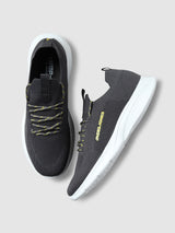 Men's Grey Casual Solid Sneakers