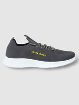 Men's Grey Casual Solid Sneakers