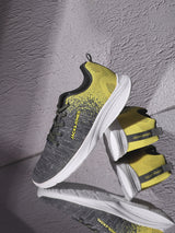 Men's Grey Casual Colorblocked Sneakers