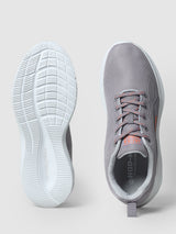 Men's Grey Casual Solid Sneakers