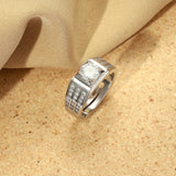 Women's Radiant Spark Crystal Ring For Couple