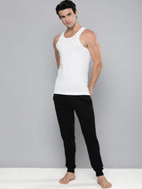 Men's White Cotton Vest