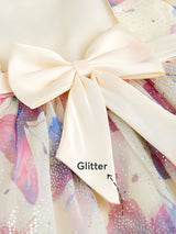 Girls Beige Butterfly Dream Party Dress