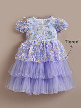 Girls Purple Dreams Party Dress