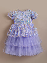 Girls Purple Dreams Party Dress