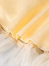 Girls Brown Sparkle Sequin Tulle Party Dress
