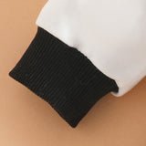 Boys Black Casual Full Sleeves Sweatshirt and Joggers Set