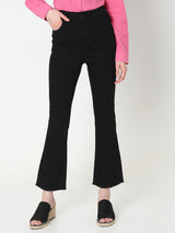 Women's Black High Rise Bootcut Jeans