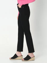 Women's Black High Rise Bootcut Jeans