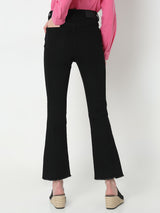 Women's Black High Rise Bootcut Jeans
