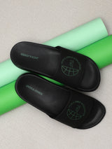 Men's Black Casual Slides
