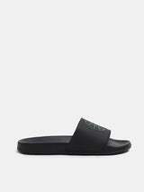 Men's Black Casual Slides