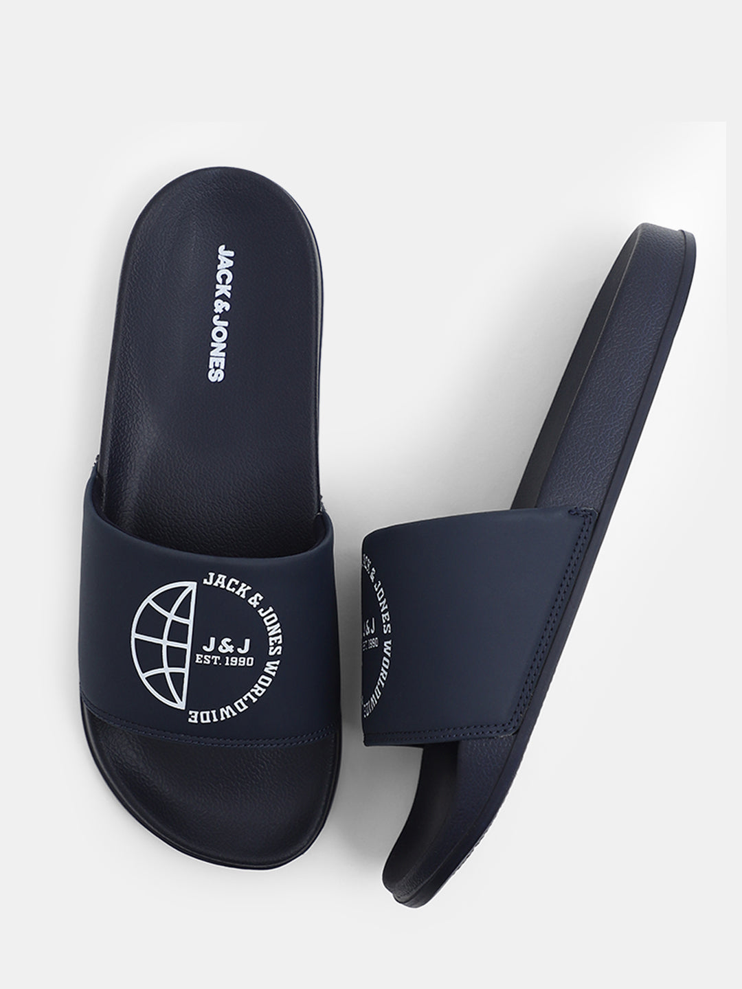 Men's Blue Casual Slides