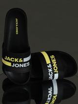 Men's Black Casual Slides