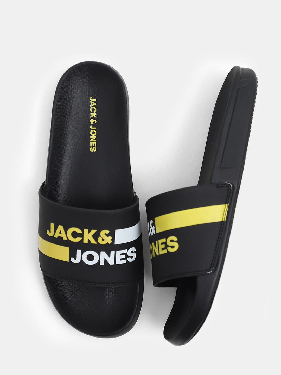 Men's Black Casual Slides