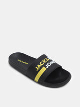 Men's Black Casual Slides