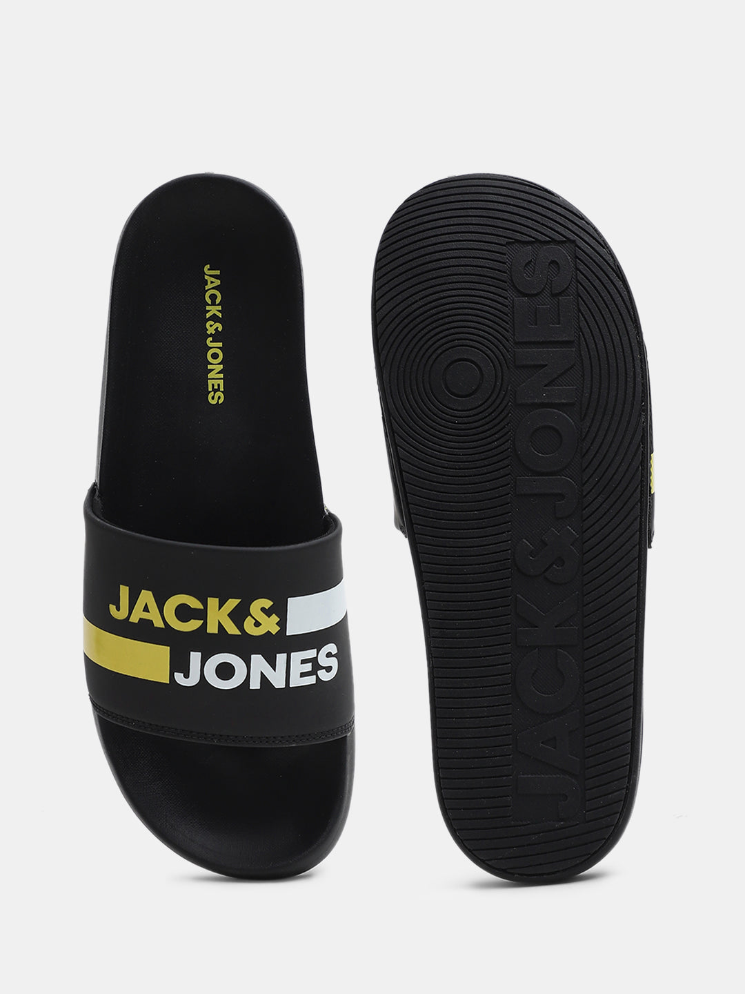 Men's Black Casual Slides
