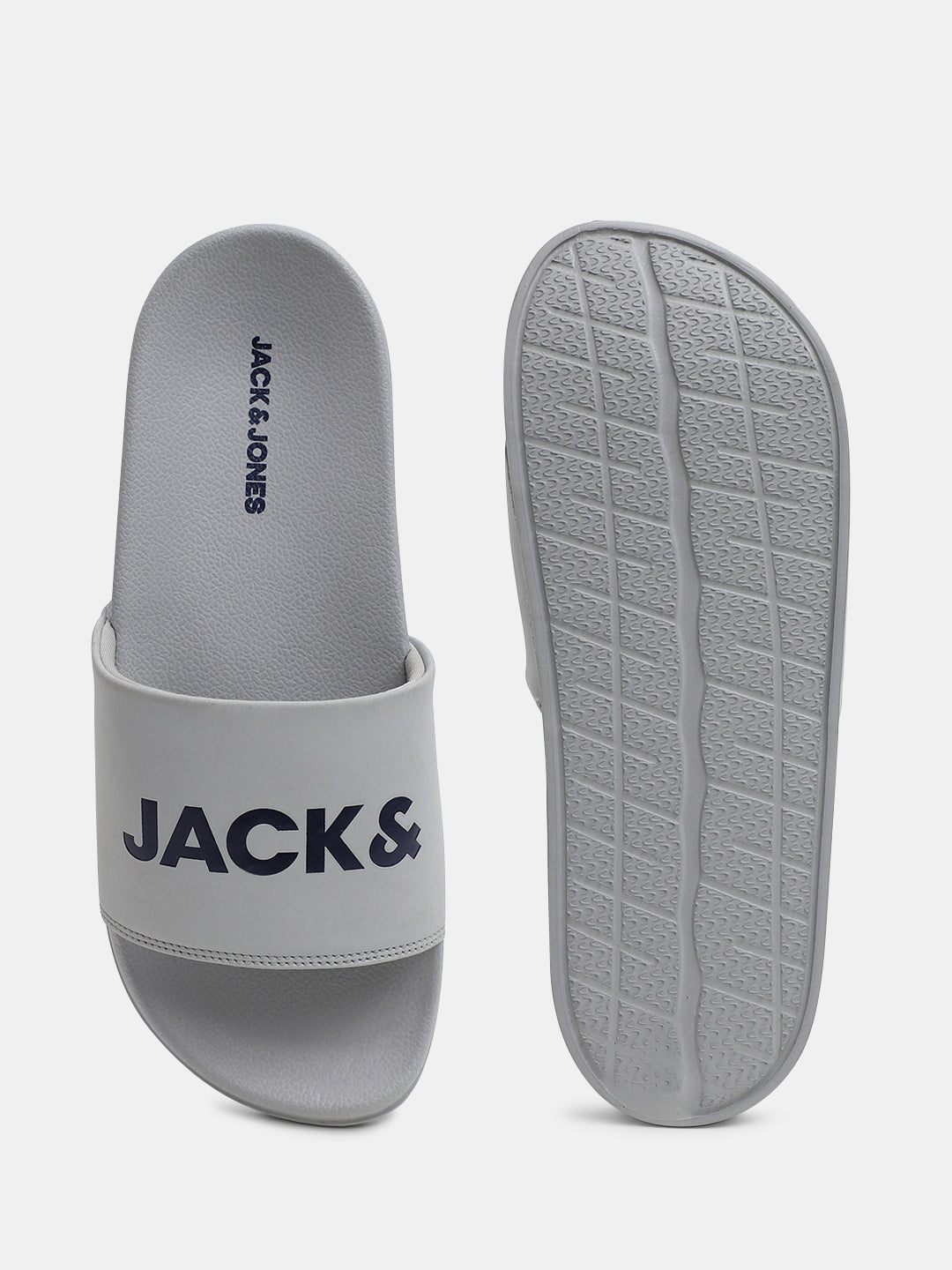 Men's Grey Casual Slides