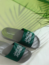 Men's Green Casual Slides