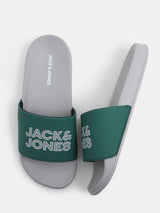 Men's Green Casual Slides