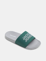Men's Green Casual Slides