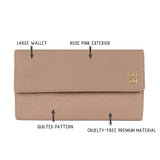 Women's Galore Pink Large Harmonium Wallet