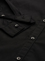 Men's Slim Fit Solid Full Sleeves Spread Collar Casual Shirt